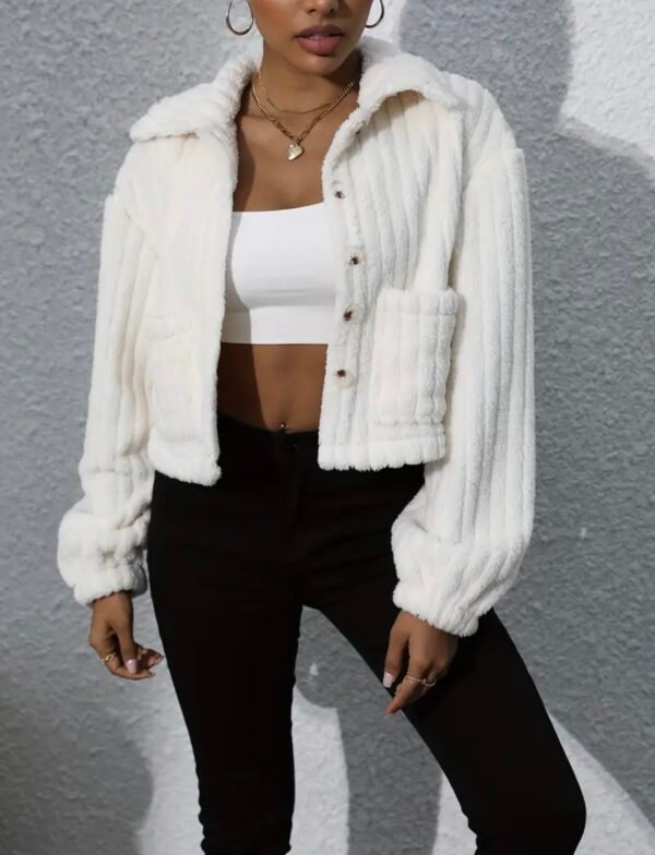 jacket femme streetwear White