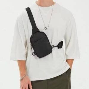 sacoche noir homme streetwear